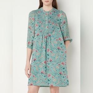 Gerard Darel | Smocked Floral Print Dress